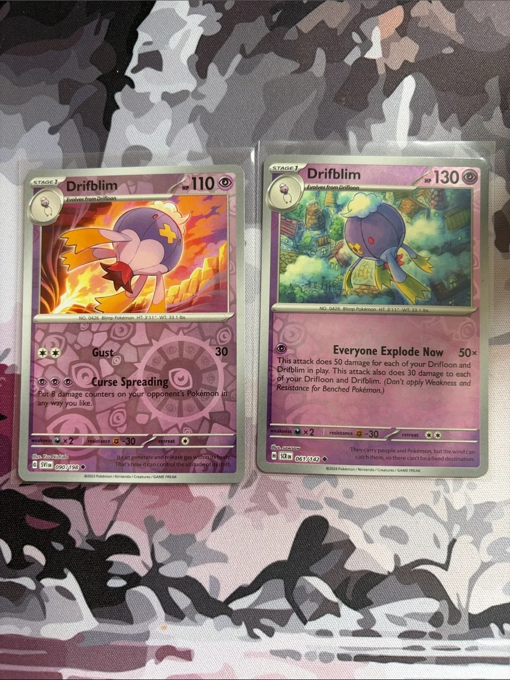 Drifblim Pair | 2 Unique Artworks| Reverse Holo | Pokémon TCG ✨5/$25✨